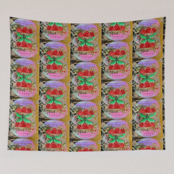 Item preview,  Cool Dragonfly whispering ' I m not going to fly, I wanna relax' designed and sold by Sparkdesigner2.