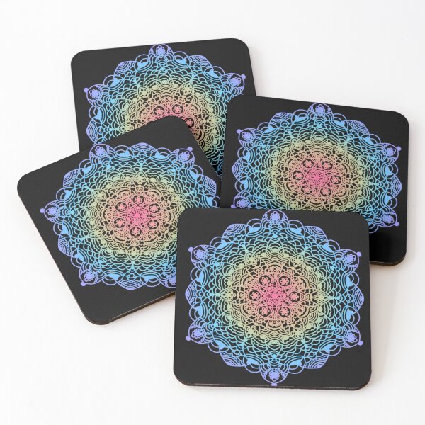 Item preview, Rainbow Mandala designed and sold by Vicryptic.