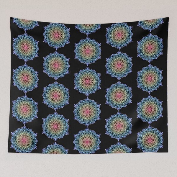 Aperçu de l'œuvre Rainbow Mandala créée et vendue par Vicryptic.