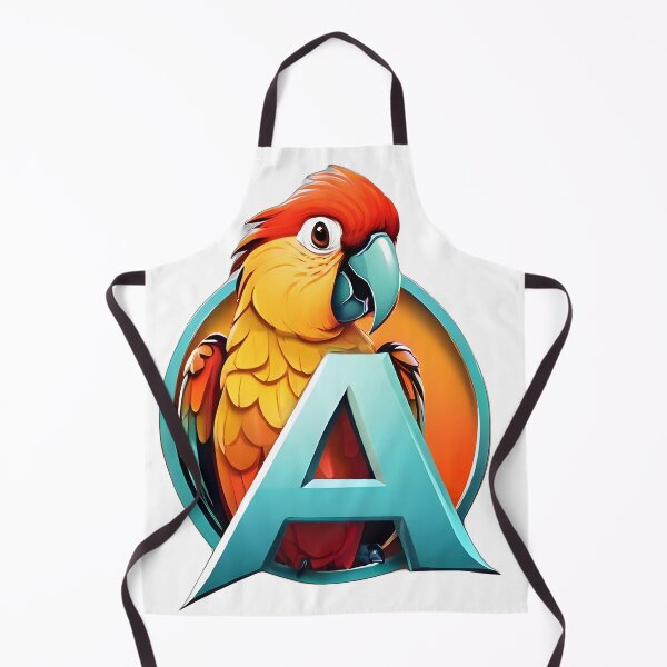 Item preview, Parrot sticker with letter A designed and sold by AMGAtlantis.
