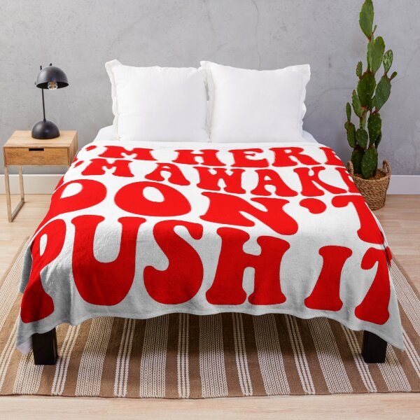 Item preview, I'm Here I'm Awake Don't Push It designed and sold by Hairball-Pets.