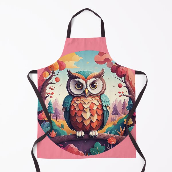 Item preview, Fantastic owl: colorful feathers in candy land designed and sold by Minpadesign.