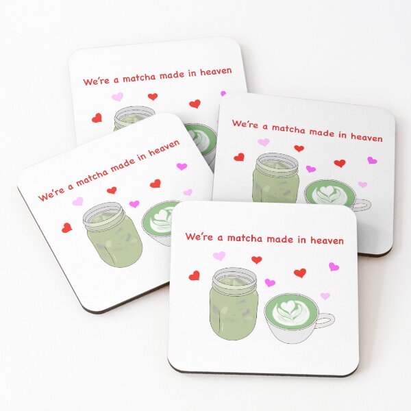 Item preview, We’re a matcha made in heaven Funny Valentines Day Pun designed and sold by TD Collective.