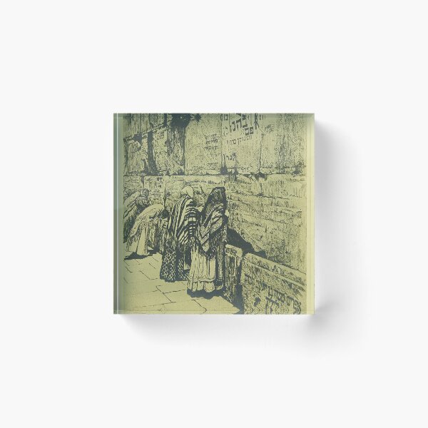 Item preview, HD. Historical images of the Western Wall (1920), by Ephraim Moses Lilien  designed and sold by MINDTHECHERRY.