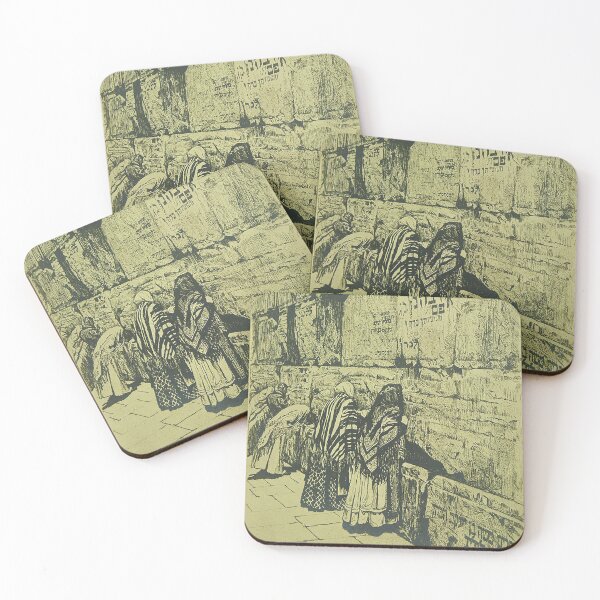 Item preview, HD. Historical images of the Western Wall (1920), by Ephraim Moses Lilien  designed and sold by MINDTHECHERRY.