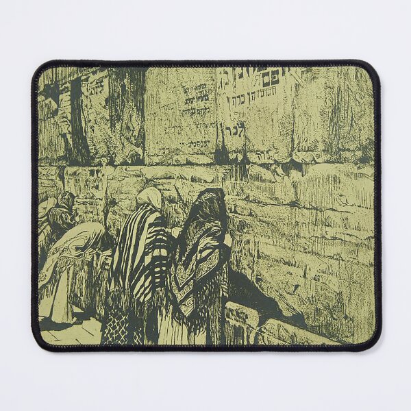 Item preview, HD. Historical images of the Western Wall (1920), by Ephraim Moses Lilien  designed and sold by MINDTHECHERRY.