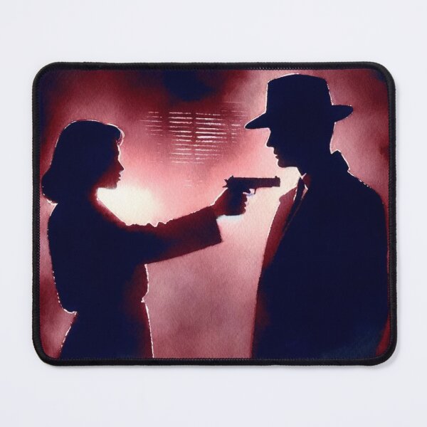 Item preview, Noir Vintage Watercolor Silhouettes in the dark designed and sold by RESToRAPTOR.