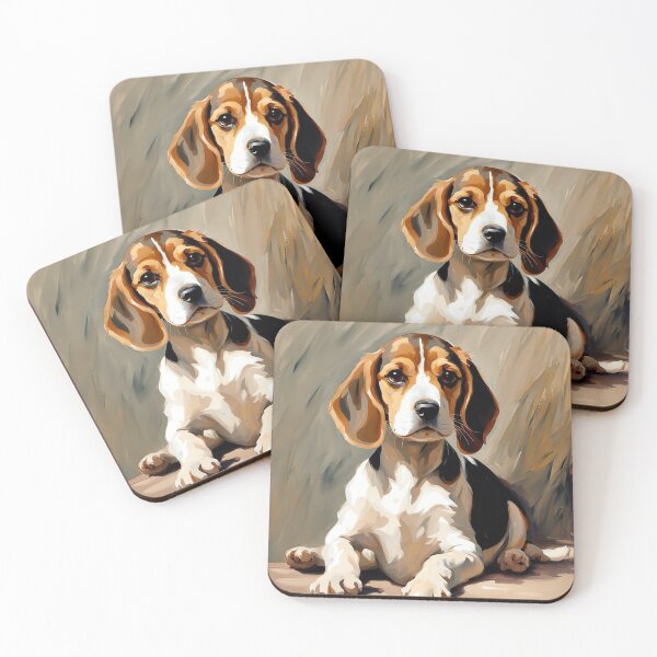 Item preview, Beagle Puppy Portrait designed and sold by Futurebeachbum.