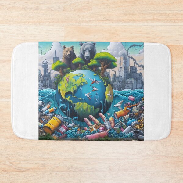 Item preview, Nature’s Struggle Amidst Urban Expansion and Environmental Pollution designed and sold by DethLock.