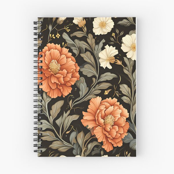 Item preview, Golden carnations pattern designed and sold by randrdesign.