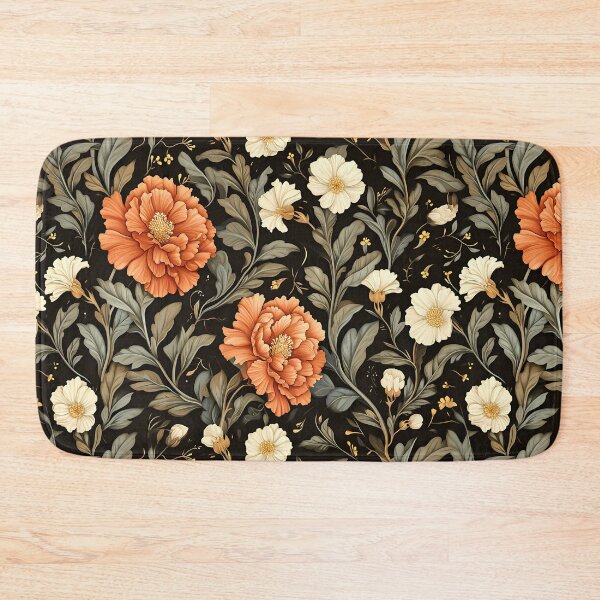 Item preview, Golden carnations pattern designed and sold by randrdesign.