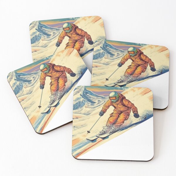 Item preview, Retro Future Skiing designed and sold by RetroFutureee.