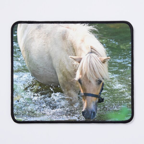 Item preview, Alan the Shetland Pony Paddling in the River  designed and sold by may whiston.
