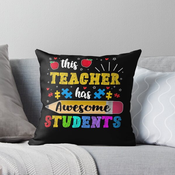 Item preview, This Teacher Has Awesome Students Puzzle Autism Awareness designed and sold by MobyStickers.