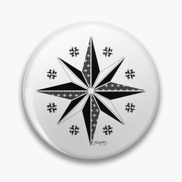 Item preview, Star of Fëanor (black) designed and sold by Florilège Art.