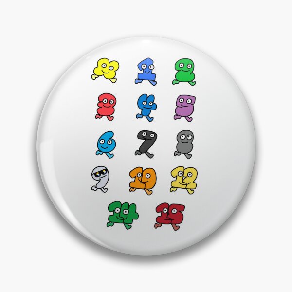 Item preview, All Algebralien Pack BFDI (Armless Ver.) designed and sold by MsBonnieArt.