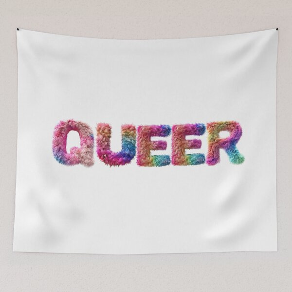 Item preview, Fluffy Pride: Queer and Colorful designed and sold by twinklepod.