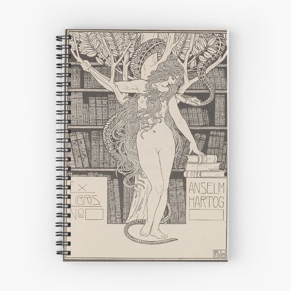Artikelvorschau, HD. Exlibris Anselm Hartog, von Ephraim Moses Lilien- entworfen und verkauft von MINDTHECHERRY.