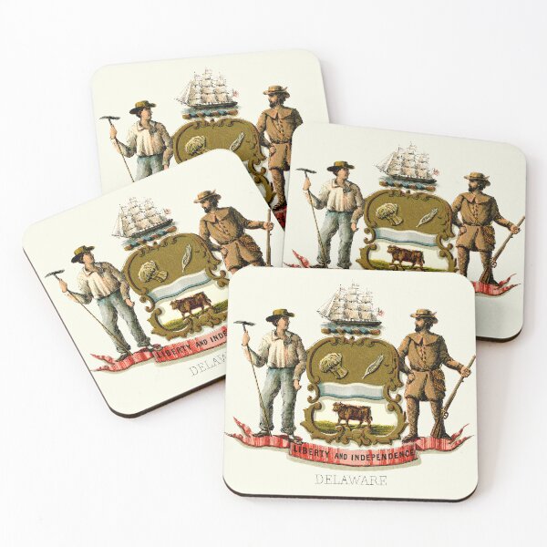 Item preview, 1876 Delaware Coat of Arms designed and sold by historicimage.