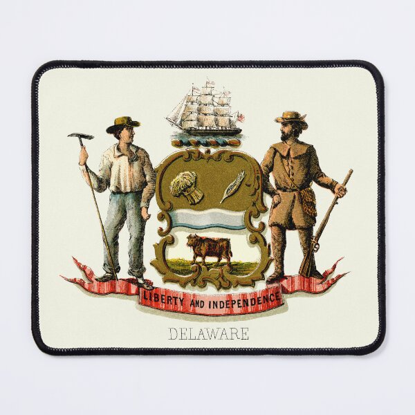 Item preview, 1876 Delaware Coat of Arms designed and sold by historicimage.