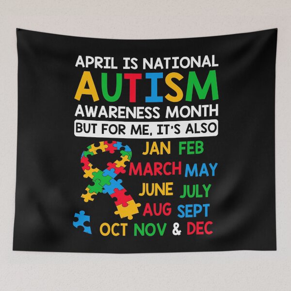 Item preview, Puzzle Ribbon April is National Autism Awareness Month designed and sold by MobyStickers.