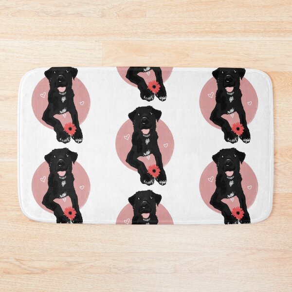 Item preview, Cute dog labrador with flower designed and sold by DesignAleks.