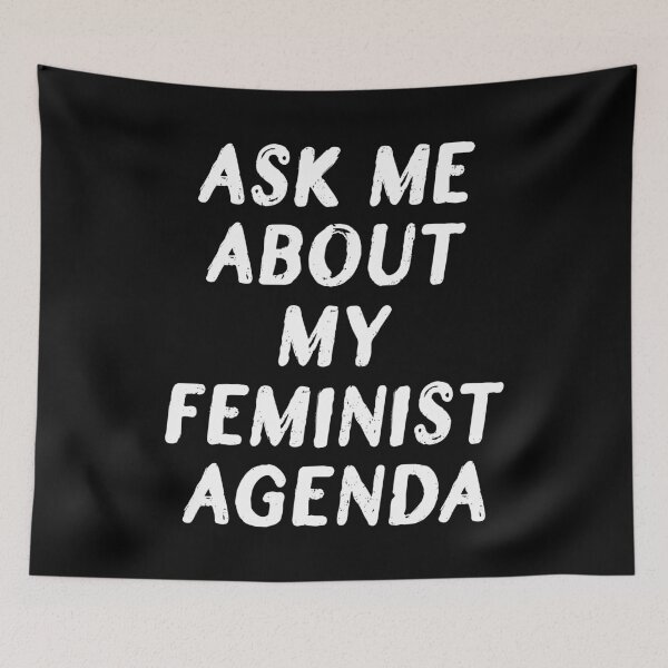Item preview, Ask me about my feminist agenda designed and sold by ealathoan.
