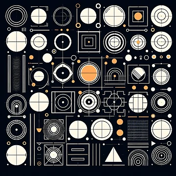 Artwork thumbnail, Geometric Pattern by Delamoon