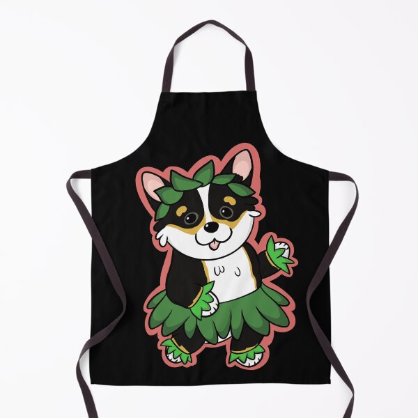 Item preview, Tri color corgi hula designed and sold by DrawsCutePaws.