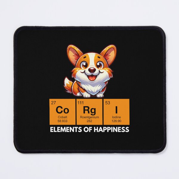 Item preview, Funny Chemistry Humor Science Teacher Corgi Dog Pun  designed and sold by Animal-Replicas.