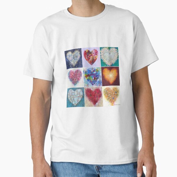 Item preview, 3 x 3 Colorful Heart Art Expressions designed and sold by ElaineCallahan.
