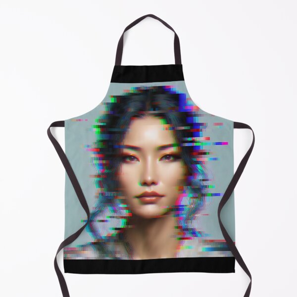 Item preview, Vibrant Chaos: A Pixelated Portrait Amidst Digital Distortion designed and sold by DethLock.