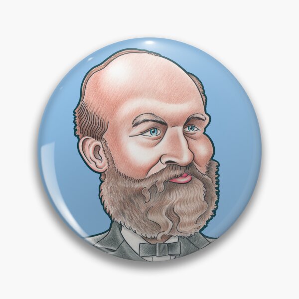 Item preview, James Garfield Caricature designed and sold by FunFaces.
