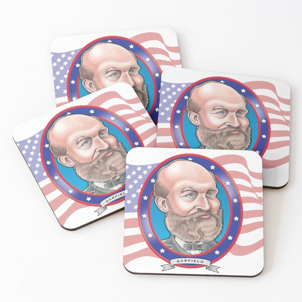 Item preview, James Garfield Caricature designed and sold by FunFaces.