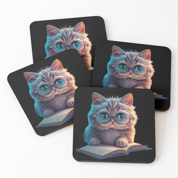 Item preview, Cat With Book Cute Cat Reading Book Funny Gifts For Cat Lovers Funny Gifts For Book Lovers Book Girly designed and sold by MatthewViews.