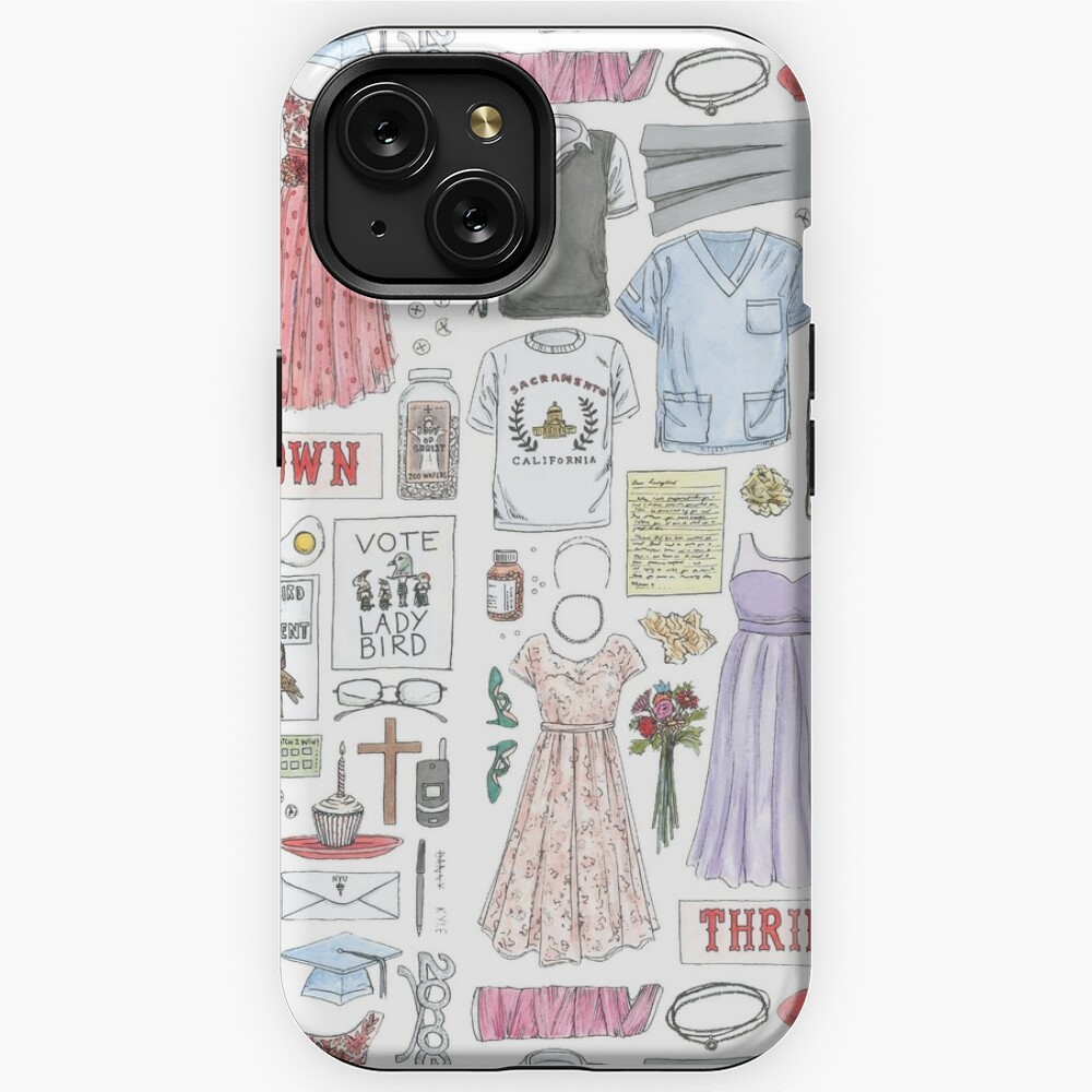 Lady Bird Film Object Illustration Greta Gerwig Saoirse Ronan