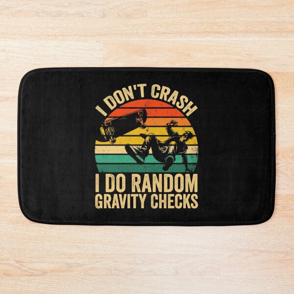 Item preview, Funny I Don't Crash I Do Random Gravity Checks  Retro Vintag designed and sold by Animal-Replicas.