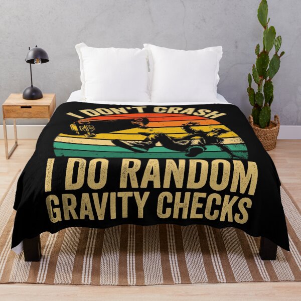 Item preview, Funny I Don't Crash I Do Random Gravity Checks  Retro Vintag designed and sold by Animal-Replicas.