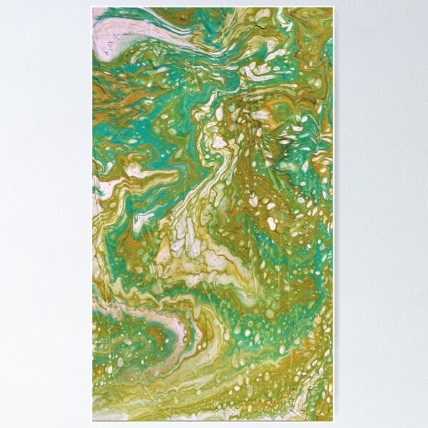 Item preview, Race Is On 2 Soft Green Abstract designed and sold by Doug  Siegel.