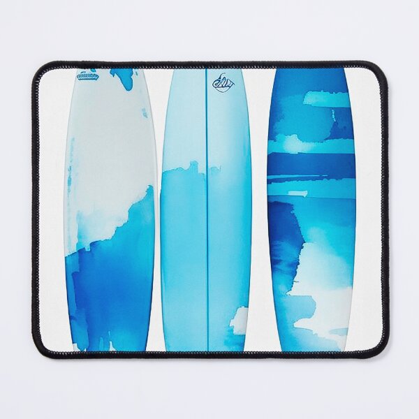 Item preview, Surfboaders watercolor poster designed and sold by TerradVents.