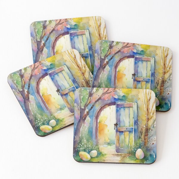 Item preview, Enchanted Pastels: A Whimsical Easter Door designed and sold by Afleks.