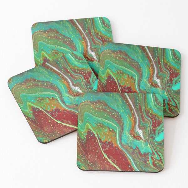 Item preview, Sabre Dance 2 Green Maroon Abstract designed and sold by Doug  Siegel.