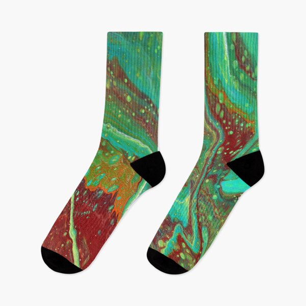 Item preview, Sabre Dance 2 Green Maroon Abstract designed and sold by Doug  Siegel.