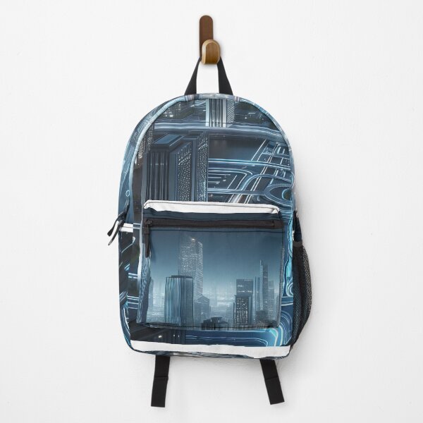 Item preview, Illuminated Futuristic Cityscape: Advanced Architecture and Complex Roadways designed and sold by DethLock.