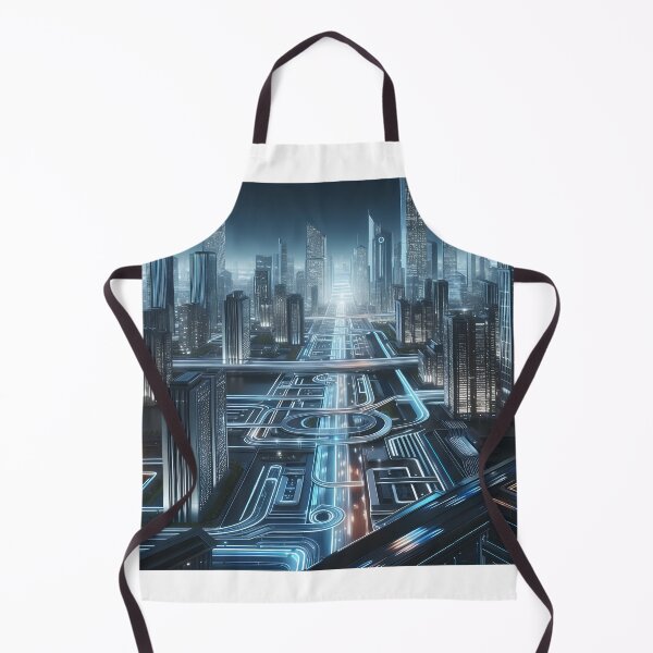 Item preview, Illuminated Futuristic Cityscape: Advanced Architecture and Complex Roadways designed and sold by DethLock.