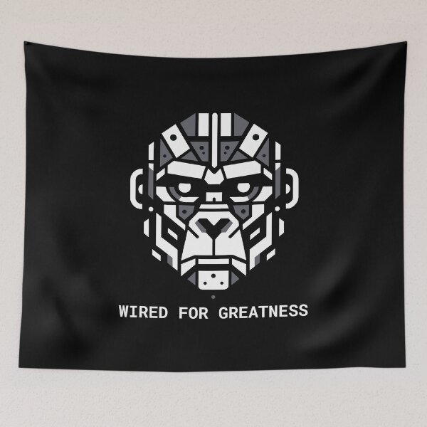 Item preview, Techno Primal Strength: Cybernetic Gorilla Design designed and sold by RyanBelandres.