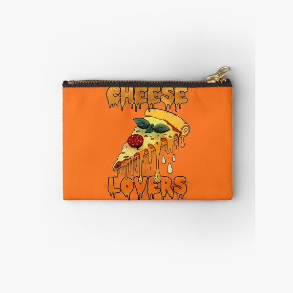 Item preview, Melting Cheese and Pizza Slice text designed and sold by coyoteink.