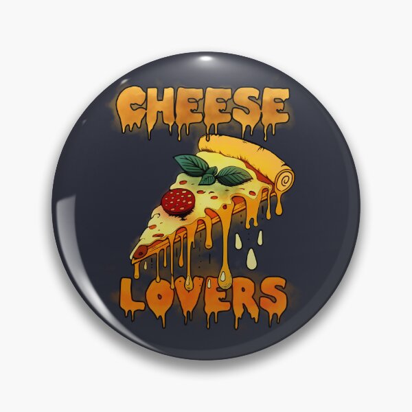 Item preview, Melting Cheese and Pizza Slice text designed and sold by coyoteink.