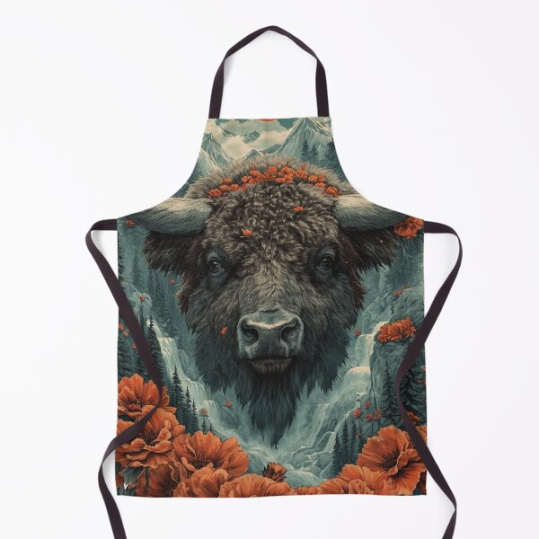 Item preview, Mystical Bison Among the Beauty of Nature designed and sold by MateLDN.