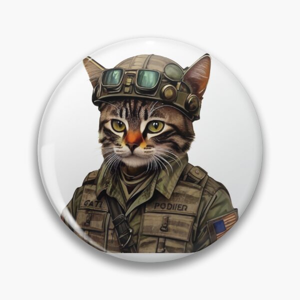 Item preview, Cat soldier  designed and sold by WojtiWu.